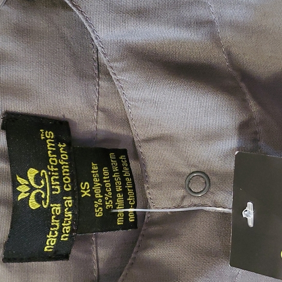 XS Natural Uniforms Natural Comfort Uniform Scrub Top NWT - Picture 8 of 10